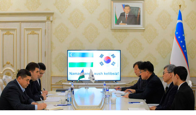 Namangan viloyat hokimligi va Janubiy Koreyaning Buyeo-gun shahar maʼmuriyati o‘rtasida qishloq xo‘jaligi sohasidagi o‘zaro hamkorlik istiqbollari muhokama qilindi