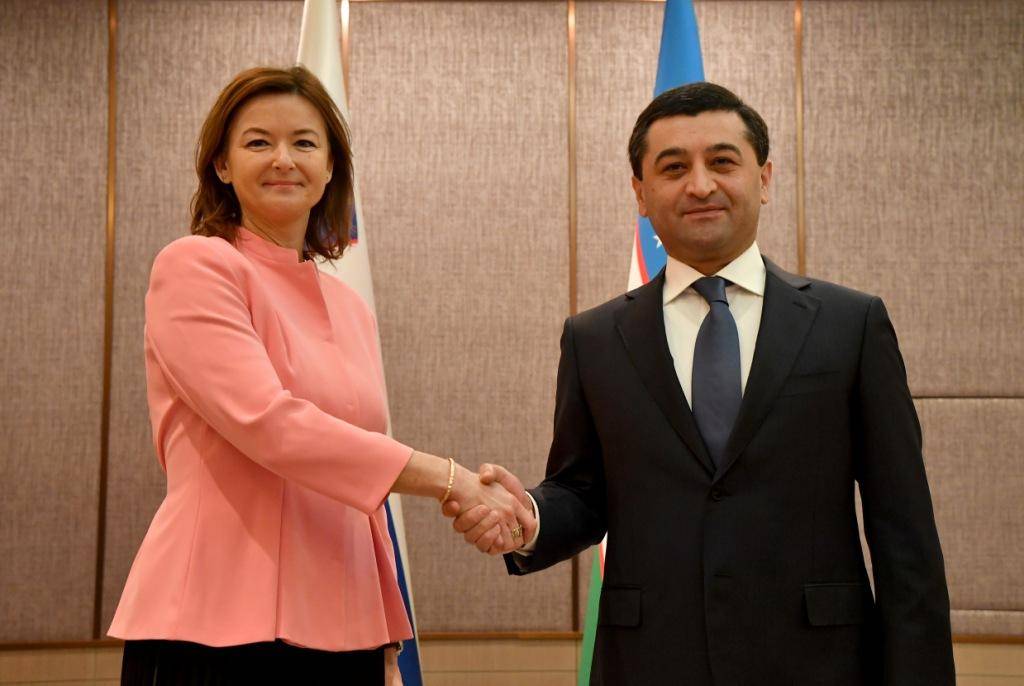 Acting Foreign Minister of Uzbekistan welcomed Deputy Prime Minister - Minister of Foreign Affairs of Slovenia