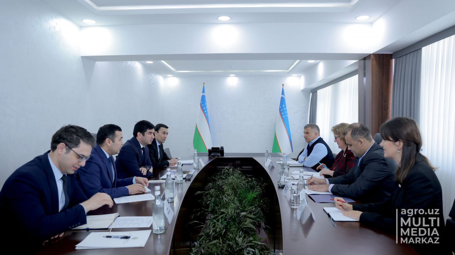 Qishloq xo‘jaligi vaziri va USAID ning O‘zbekistondagi missiyasi direktori bilan uchrashuvi tugrisida