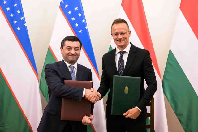 Foreign Minister of Uzbekistan met with the Minister of Foreign Affairs and Trade of Hungary