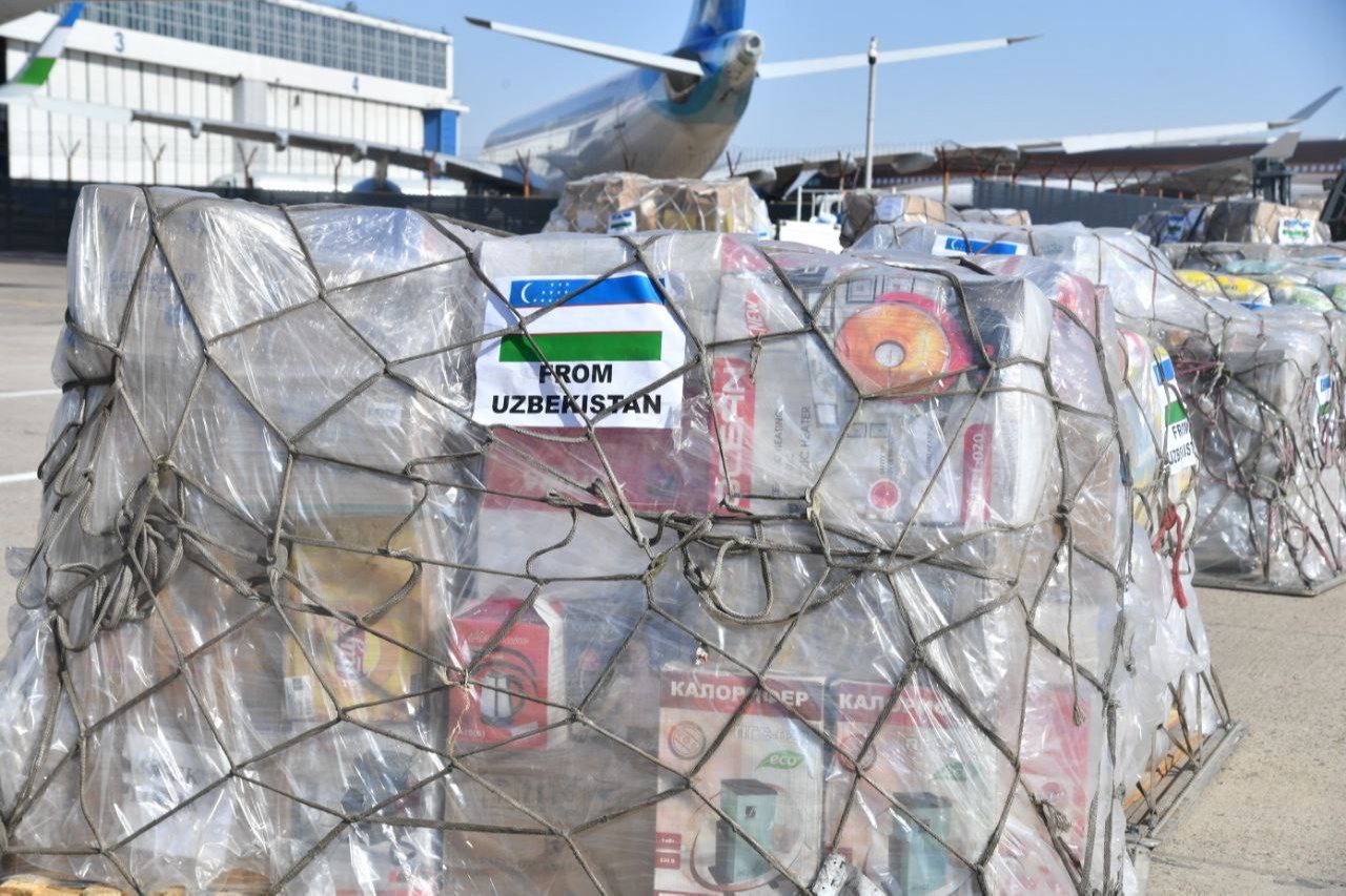 Uzbekistan sends humanitarian aid to Syria